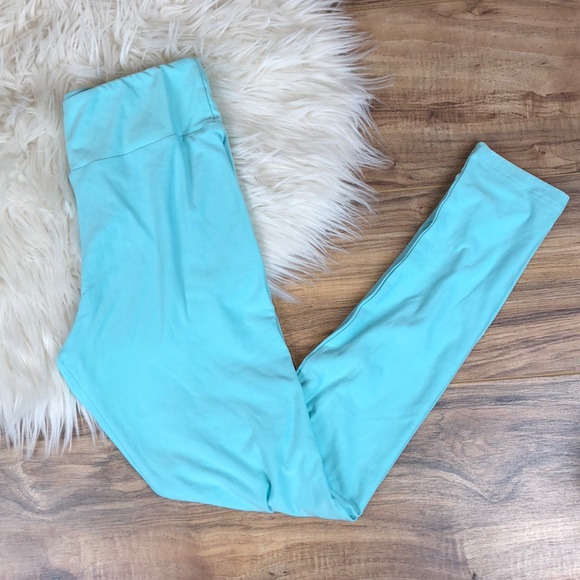 LuLaRoe Pants - Lularoe One Size Leggings in Light Blue